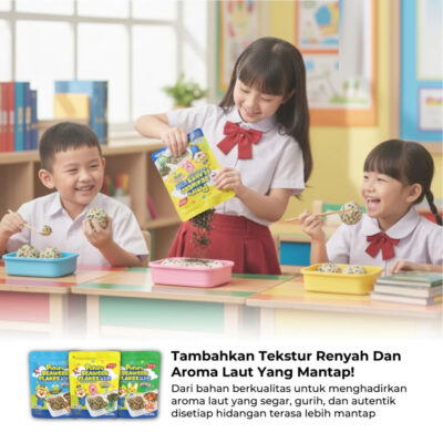 Pororo Seaweed Twin Roll / Seaweed Flakes / Seaweed Tempura - Snack Rumput Laut Halal thumbnail 6