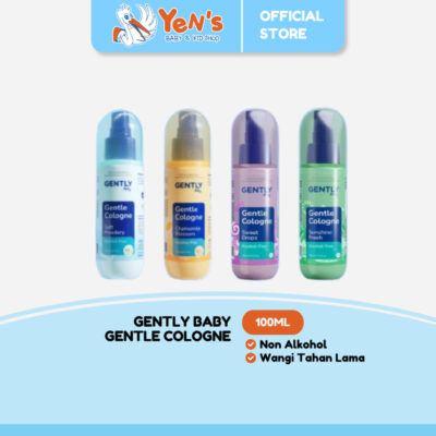GENTLY Baby Gentle Cologne 100ml - Parfum Bayi Non Alkohol - Newborn & Sensitive-skin Friendly