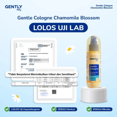GENTLY Baby Gentle Cologne 100ml - Parfum Bayi Non Alkohol - Newborn & Sensitive-skin Friendly thumbnail 5
