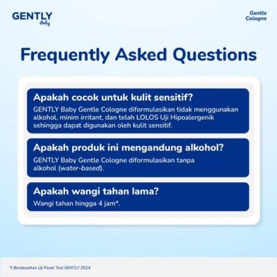 GENTLY Baby Gentle Cologne 100ml - Parfum Bayi Non Alkohol - Newborn & Sensitive-skin Friendly thumbnail 8