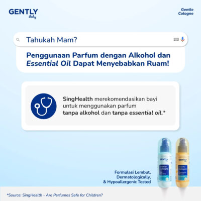 GENTLY Baby Gentle Cologne 100ml - Parfum Bayi Non Alkohol - Newborn & Sensitive-skin Friendly thumbnail 9