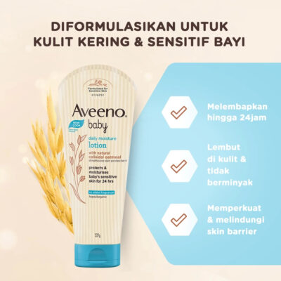 Aveeno Baby Daily Moisture Lotion 227gr thumbnail 4