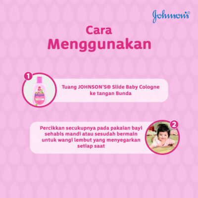 JOHNSON'S Slide Baby Cologne - Minyak Wangi Bayi 100ml - Parfum Bayi thumbnail 7