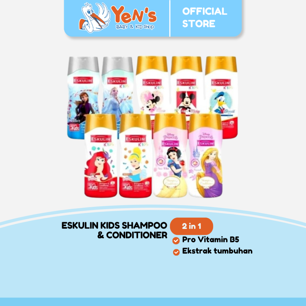 Eskulin Kids Shampoo & Conditioner 100 / 200ML