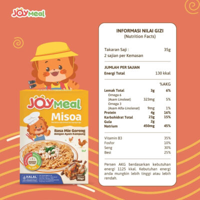 JoyMeal Misoa 70gr - Mie Sehat Lezat Bernutrisi Kuah Kaldu Sumsum Sapi / Mie Goreng Ayam Kampung thumbnail 5