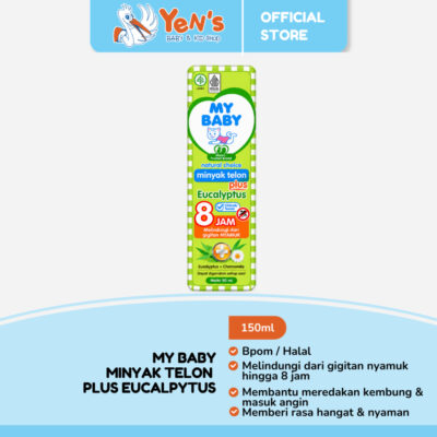 My Baby Minyak Telon Plus Eucalyptus Baby Lotion 150ml Bpom Halal