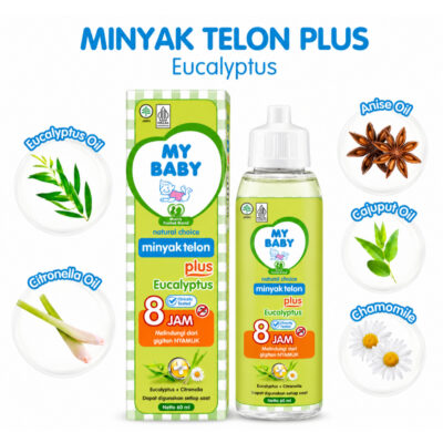 My Baby Minyak Telon Plus Eucalyptus Baby Lotion 150ml Bpom Halal thumbnail 2