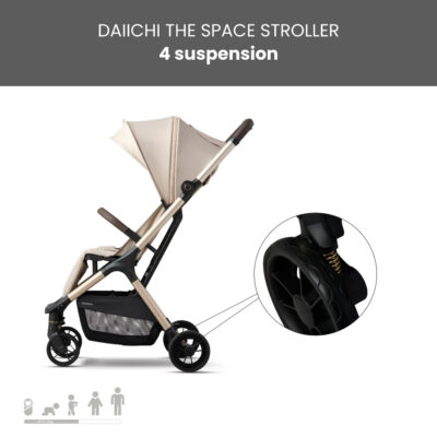 Daiichi The Space Stroller / Kereta Dorong Bayi Cabin Size thumbnail 3