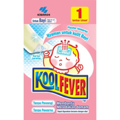 Kobayashi KoolFever | Plester Kompres Demam untuk Anak-anak & Bayi - 1 Lembar thumbnail 3
