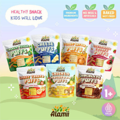 Alamii Puffs - Snack Sehat Bayi & Anak- Gluten Free - Halal Certified thumbnail 2