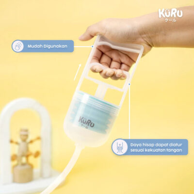 Kuru Baby Nasal Aspirator Hand Pump | Alat Penyedot Ingus Bayi Manual BPA Free thumbnail 3