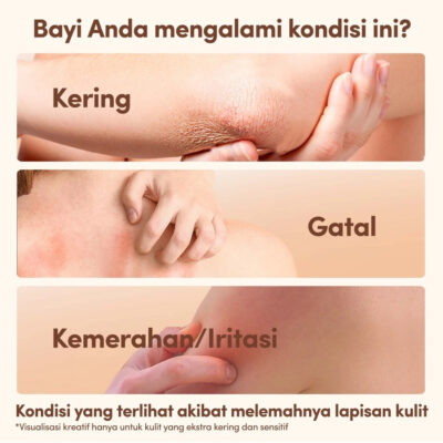 Aveeno Baby Dermexa Nighttime Balm 312g / Lotion Malam Pelembap Bayi Kulit Kering & Sensitif 24 Jam thumbnail 4