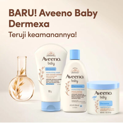 Aveeno Baby Dermexa Nighttime Balm 312g / Lotion Malam Pelembap Bayi Kulit Kering & Sensitif 24 Jam thumbnail 7