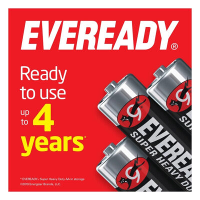Baterai Eveready Super Heavy Duty AA4 - Hitam thumbnail 5