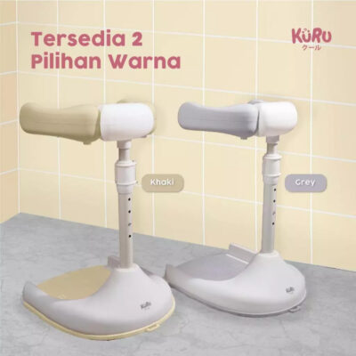 KURU Baby Shower Stand - Kursi Rak Dudukan Mandi Berdiri Bayi Anti Slip, Adjustable 44-54cm, Lipat & Aman - Dapat Digunakan 2 Arah thumbnail 4