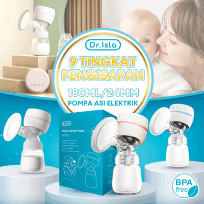 Dr.isla EB11 Pompa ASI Elektrik Tanpa Kabel otomatis Portabel - Breast pump Hisap Kuat thumbnail 2