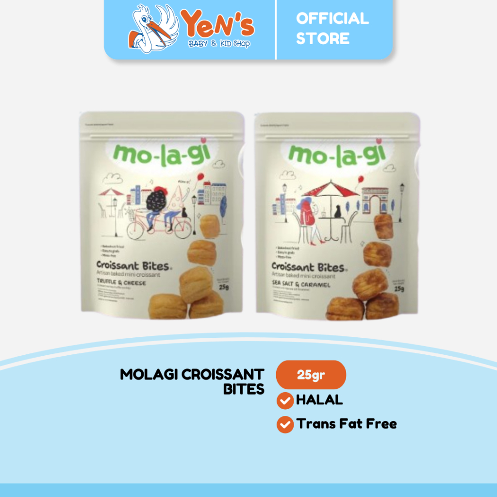 Molagi - Molagi Croissant Bites Sea Salt Caramel / Truffle & Cheese 25gr