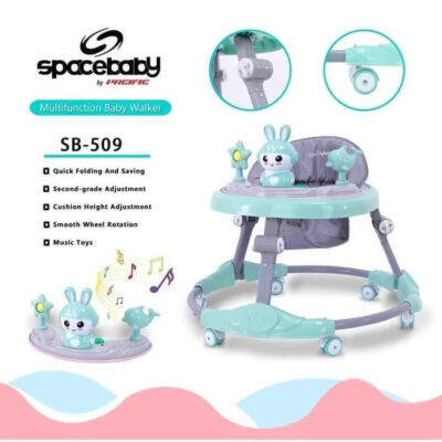 Space Baby Baby Walker Rabbit SB-509 - Alat Belajar Jalan Bayi thumbnail 2