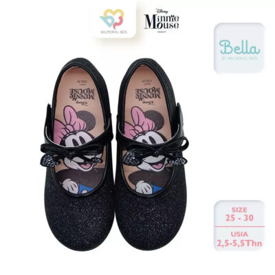 Balmoral Kids Sepatu Sandal Ballerina Anak Girls Disney Minnie Usia 3 - 6 Tahun MN-MO (1 Pasang) thumbnail 3