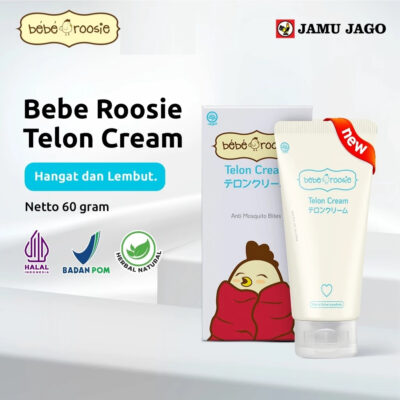 Bebe Roosie Telon Cream 60gr / Telon krim untuk bayi Kemasan Baru thumbnail 2