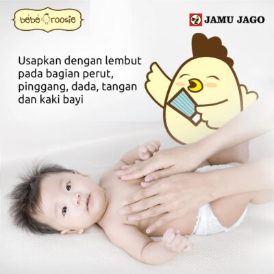 Bebe Roosie Telon Cream 60gr / Telon krim untuk bayi Kemasan Baru thumbnail 4