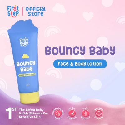 FIRST STEP Bouncy Baby Face & Body Lotion 100 ml BPOM thumbnail 3