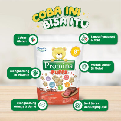 Promina Puffs 15gr - Snack Cemilan Bayi thumbnail 5