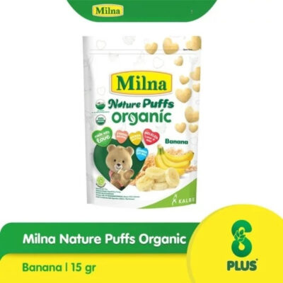 Milna Organic Nature Puffs - Camilan Bayi Bebas Gluten & Tinggi Kalsium thumbnail 4
