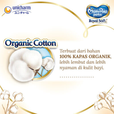 MAMYPOKO Royal Soft Tape NB62 S60 M56 L48 Organic Cotton | Popok Tipe Perekat thumbnail 2