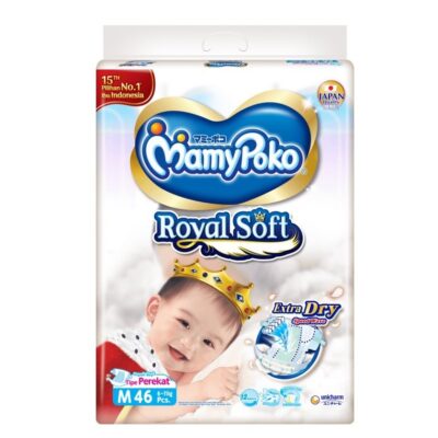 Mamypoko Royal Soft  M46 - Popok Bayi Tipe Perekat