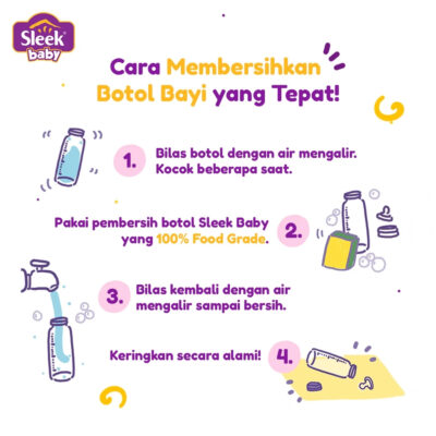 Sleek Baby Bottle Nipple & Accessories Cleanser 500ml Natural anti bacterial thumbnail 5