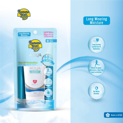 Banana Boat Simply Protect Aqua Long Wearing Moisture SPF50+ 50ml Sunscreen Lotion thumbnail 2