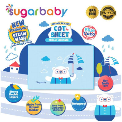 SUGARBABY Organic Healthy Cot Sheet / Perlak Bayi Organik thumbnail 3