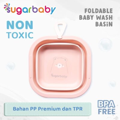 SUGARBABY Foldable Baby Wash Basin/Baskom Lipat Bayi/Ember Lipat thumbnail 2