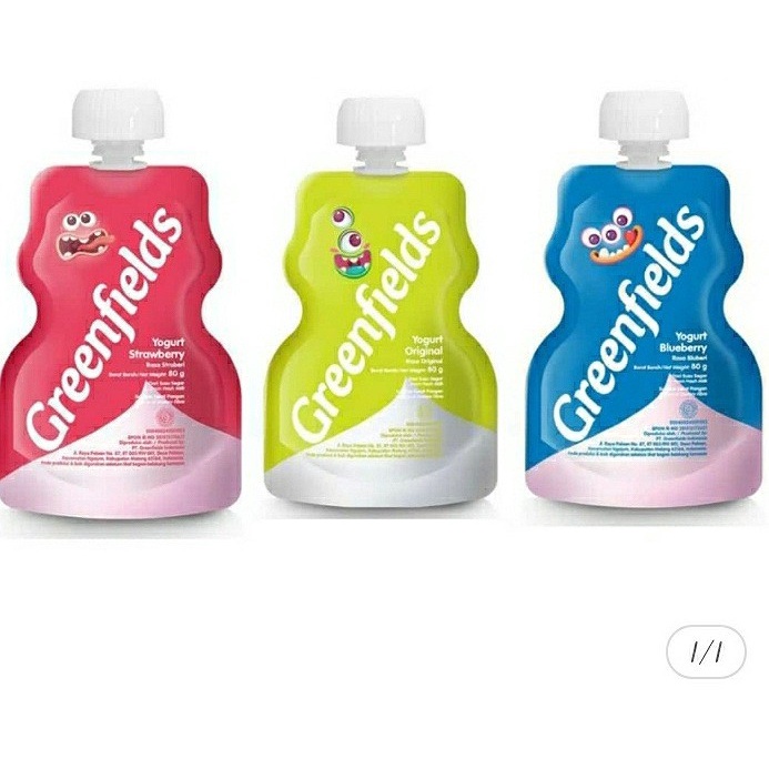 GREENFIELDS Pouch 80g - Minuman Yogurt