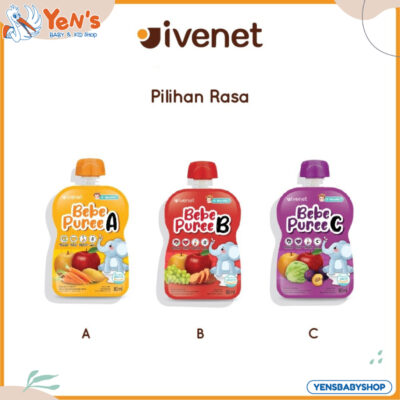 Ivenet Bebe Puree Jus Buah Sehat Bayi dan Anak