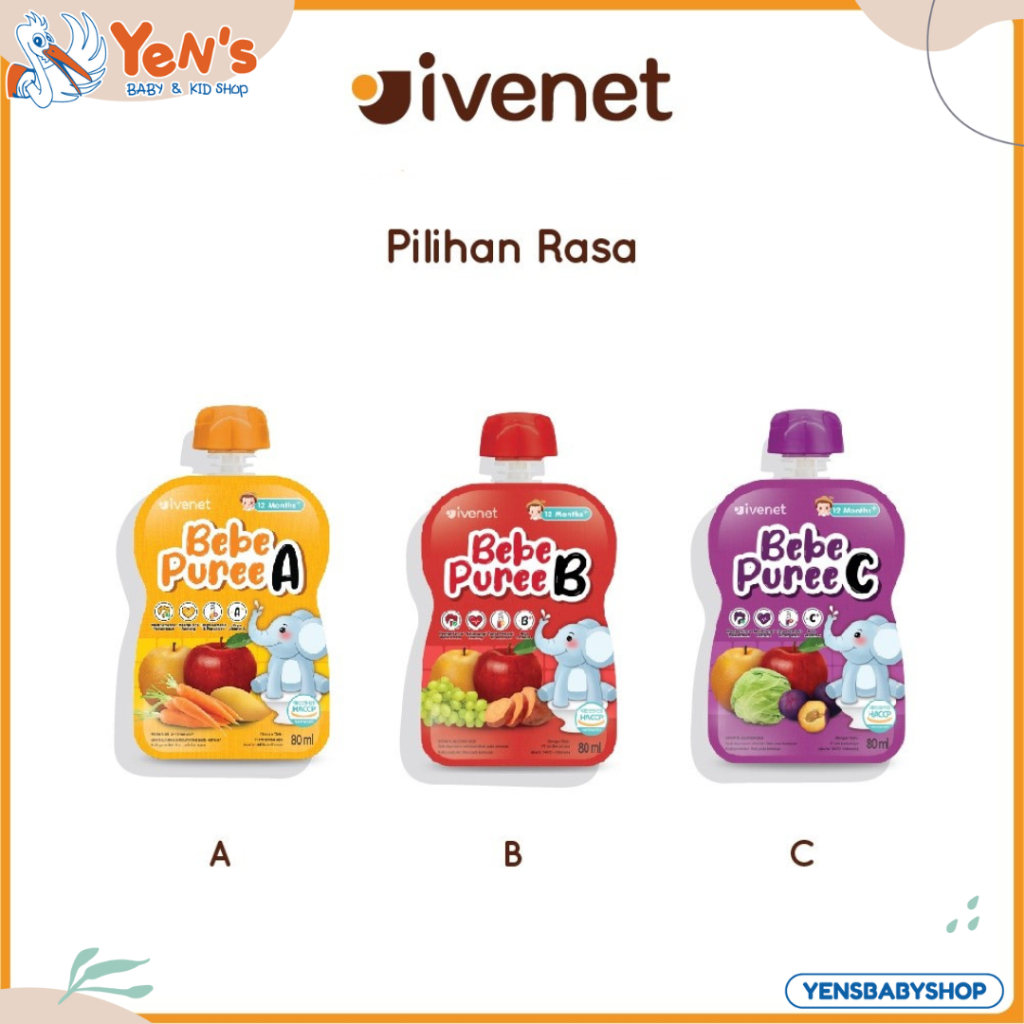 Ivenet Bebe Puree Jus Buah Sehat Bayi dan Anak