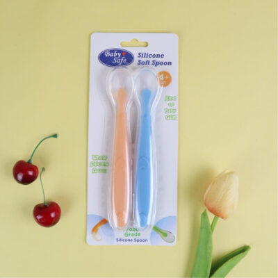 BABY SAFE Silicone Soft Spoon Sendok Bayi SC009 thumbnail 2