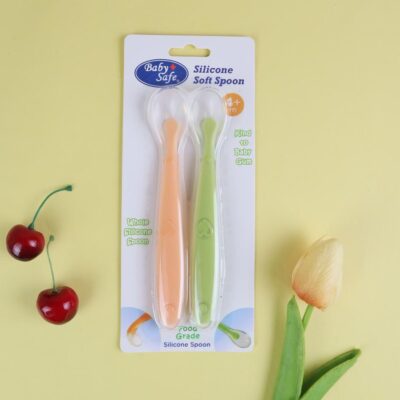 BABY SAFE Silicone Soft Spoon Sendok Bayi SC009 thumbnail 3