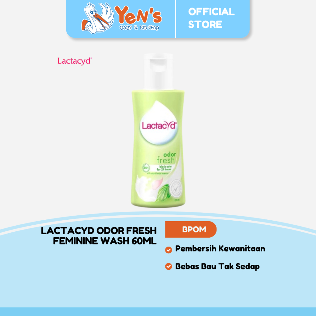 Lactacyd Odor Fresh Feminine Wash 60mL - Pembersih Kewanitaan