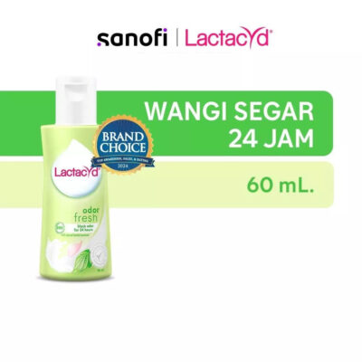 Lactacyd Odor Fresh Feminine Wash 60mL - Pembersih Kewanitaan thumbnail 2