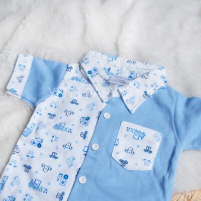 DUCK DUCK Setelan Baju Bayi Tangan Pendek - Motif Car thumbnail 5