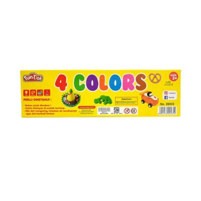 FUN-DOH 4 Colors Refill Lilin Mainan Anak thumbnail 3