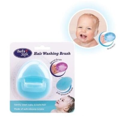 BABY SAFE Gentle Hair Washing Brush / Sikat Mandi Rambut Bayi