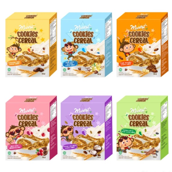 MONKIT Oats Cookies Cereal 240 gram