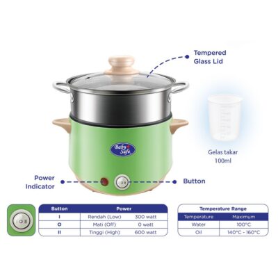 Baby Safe Multi Cooker 1L LB011 thumbnail 2