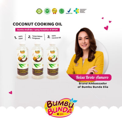Bumbu Bunda Elia Coconut Cooking Oil / Minyak MPASI / BB Booster MPASI 500 Ml thumbnail 4