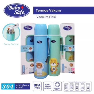 BABY SAFE Vacuum Flask 500ml - TER04 Blue, Green thumbnail 2