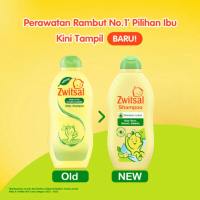 Zwitsal Baby Shampoo Natural Aloe Vera Kemiri Seledri 100 ml No Paraben thumbnail 3