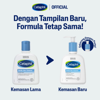 Cetaphil Gentle Skin Cleanser 236ml dengan Niacinamide, Glycerin dan Panthenol thumbnail 2